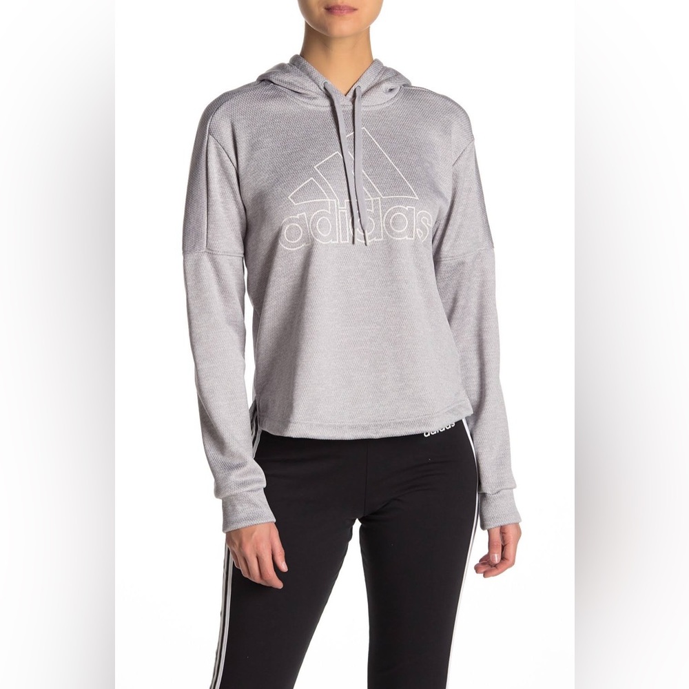 Adidas Cropped Climawarm Hoodie